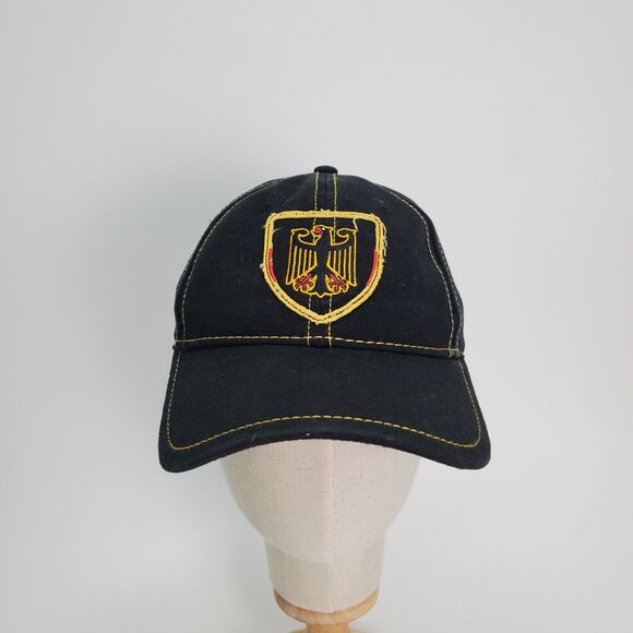 Walt Disney World Epcot World Showcase Germany Strap Back Adult Black Hat Logo - Picture 1 of 10